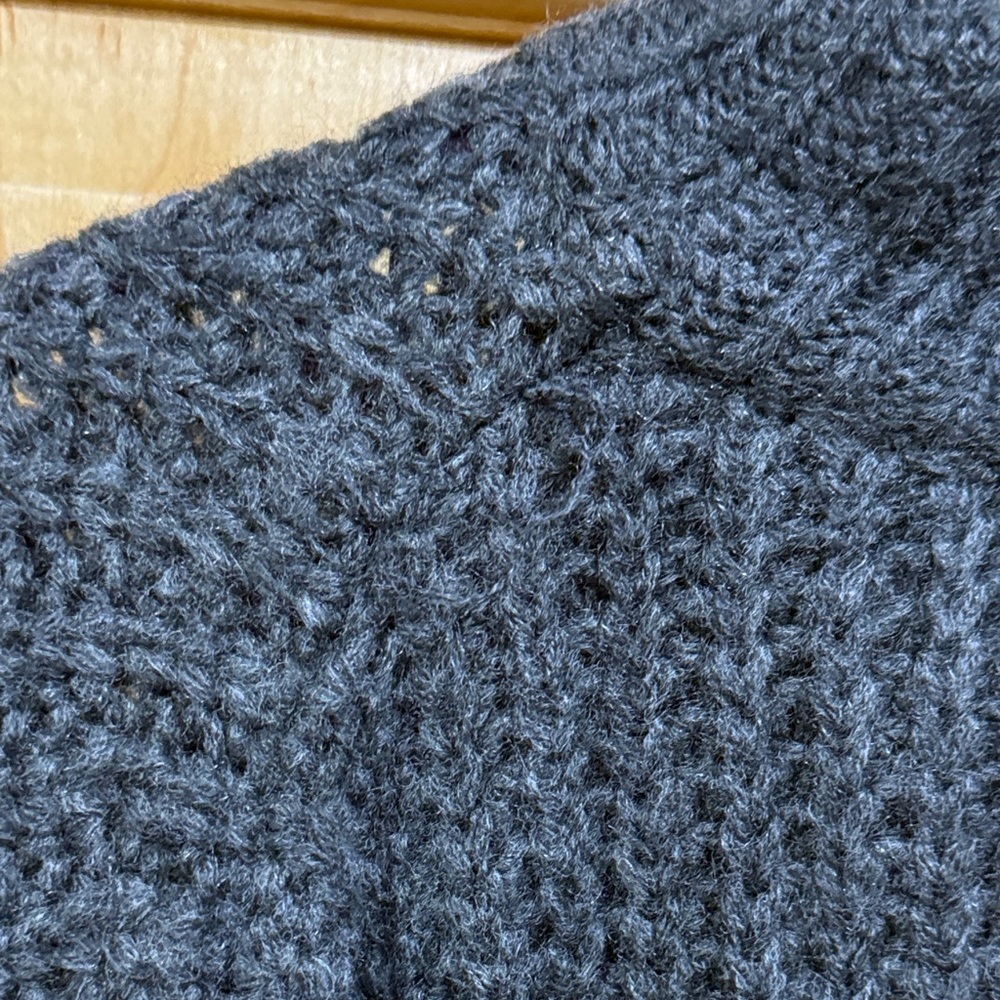 Simple Dark Gray Crew Neck Sweater - Picture 13 of 16